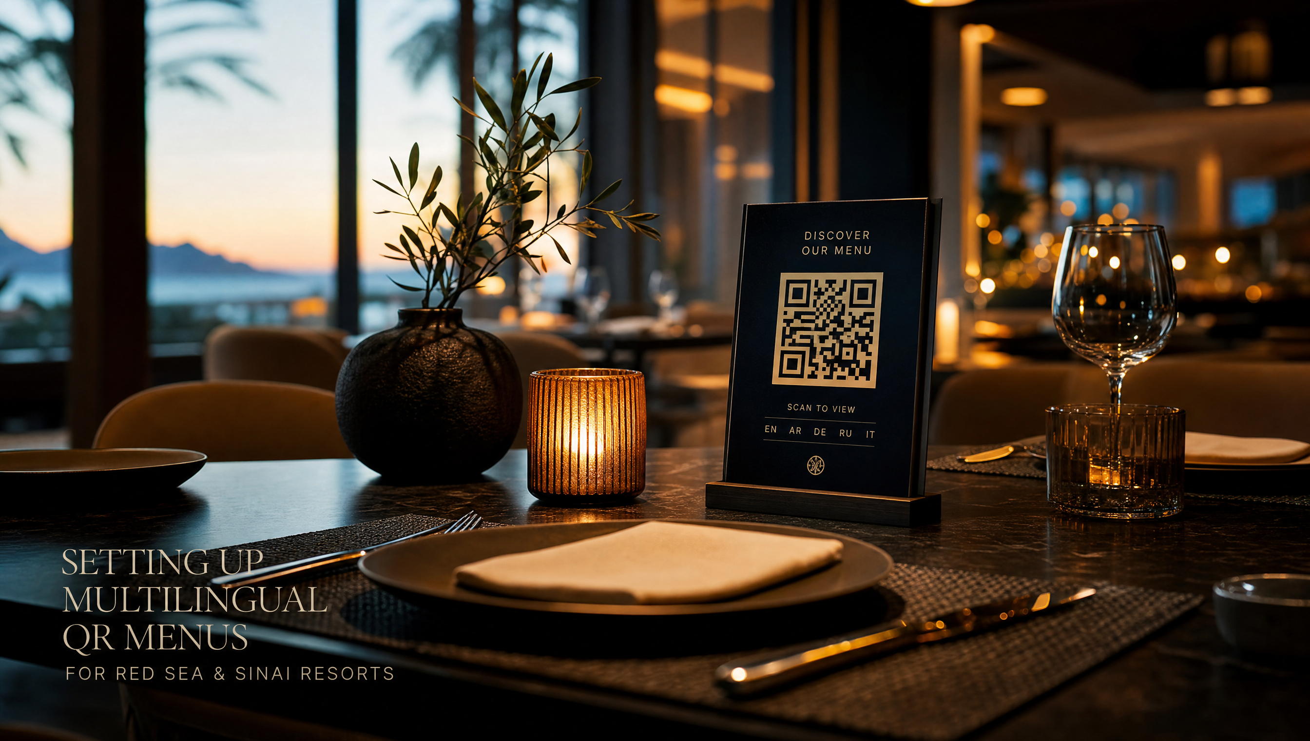 Setting Up Multilingual QR Menus for Red Sea and Sinai Resorts